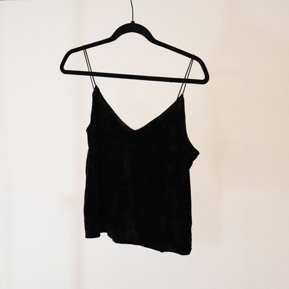 H&M Tops - H&M VELVET CAMI TANK SZ MEDIUM